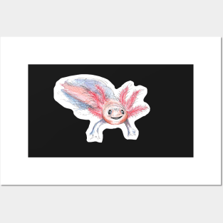 Axolotl Posters and Art